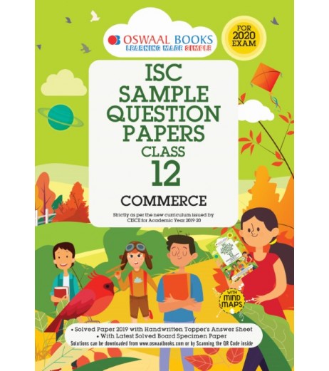 Oswaal ISC Sample Question Papers Class 12 Commerce | Latest Edition Oswaal ISC Class 12 - SchoolChamp.net